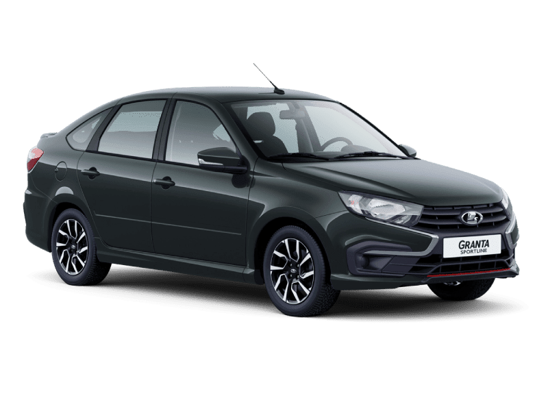 Купить Lada Granta Sportline Лифтбек в Кемерово - СЕРЕБРИСТО-ТЕМНО-СЕРЫЙ "БОРНЕО" (633) - МЕТАЛЛИК